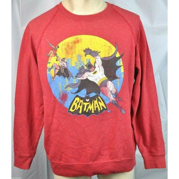 Batman DC Comics Robin Retro L Pullover Sweatshirt - Picture 1 of 6